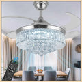 42" Invisible Ceiling Fan Chandelier
