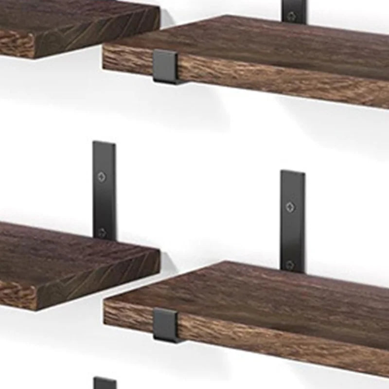 5 layers floating shelf