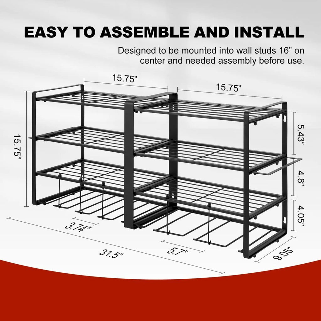 4 Layer Power Tool Storage Rack