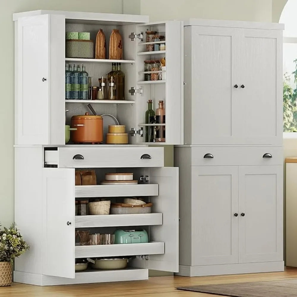 Kitchen Pantry Cabinet 72" Height
