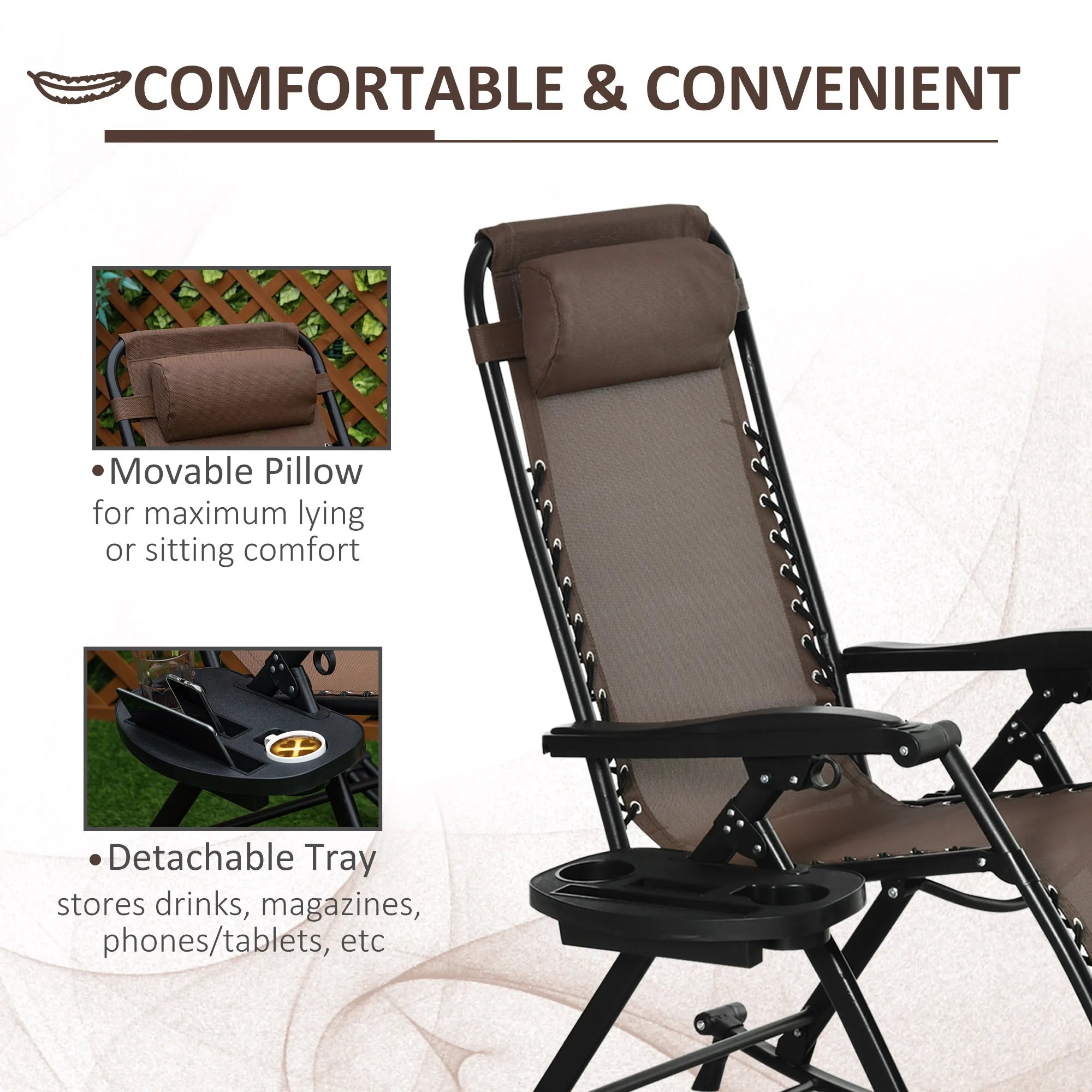 Zero Gravity Reclining Rocking Chair,