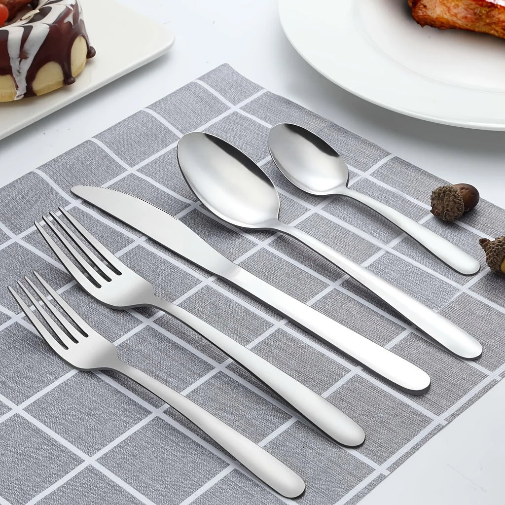stainless steel silverware