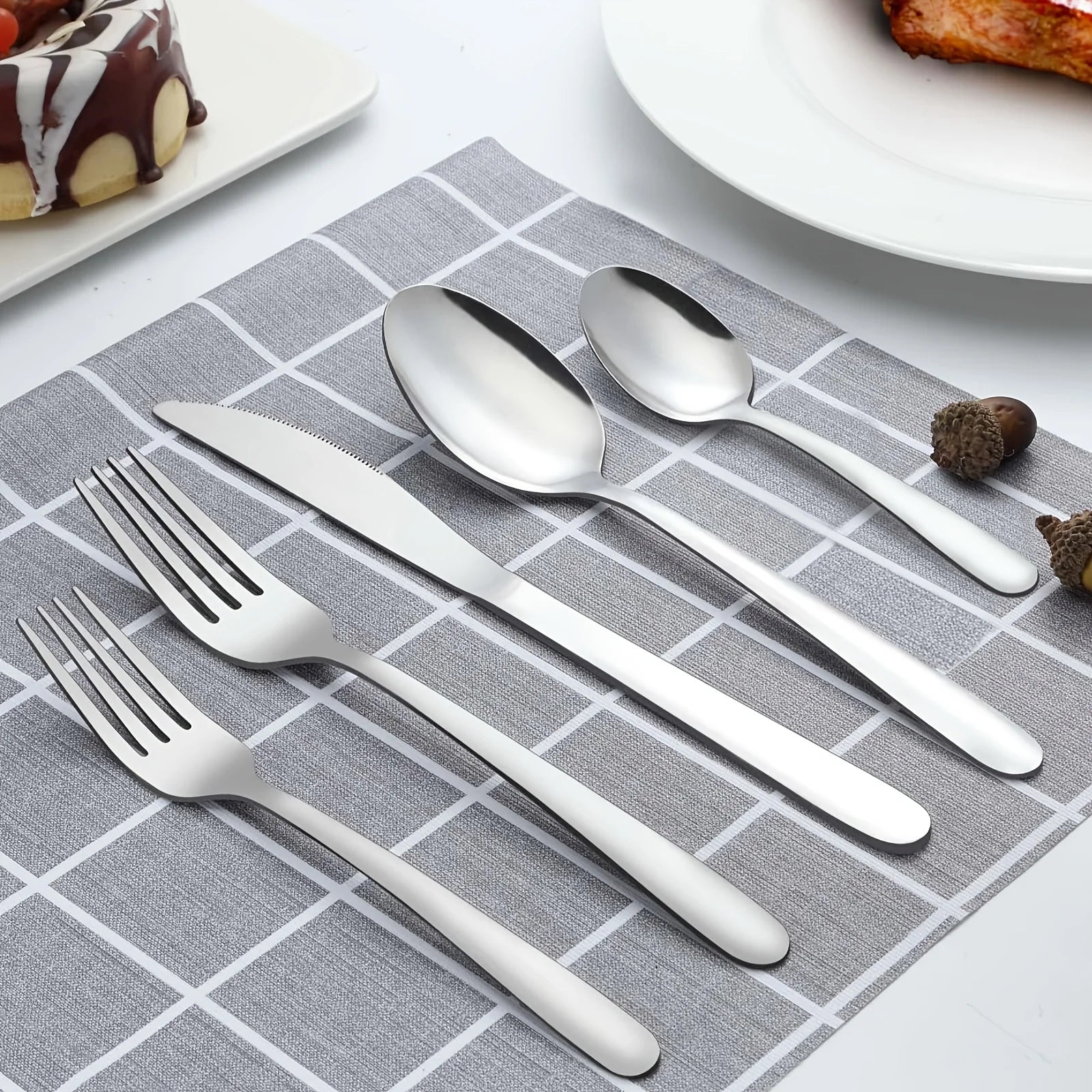stainless steel silverware