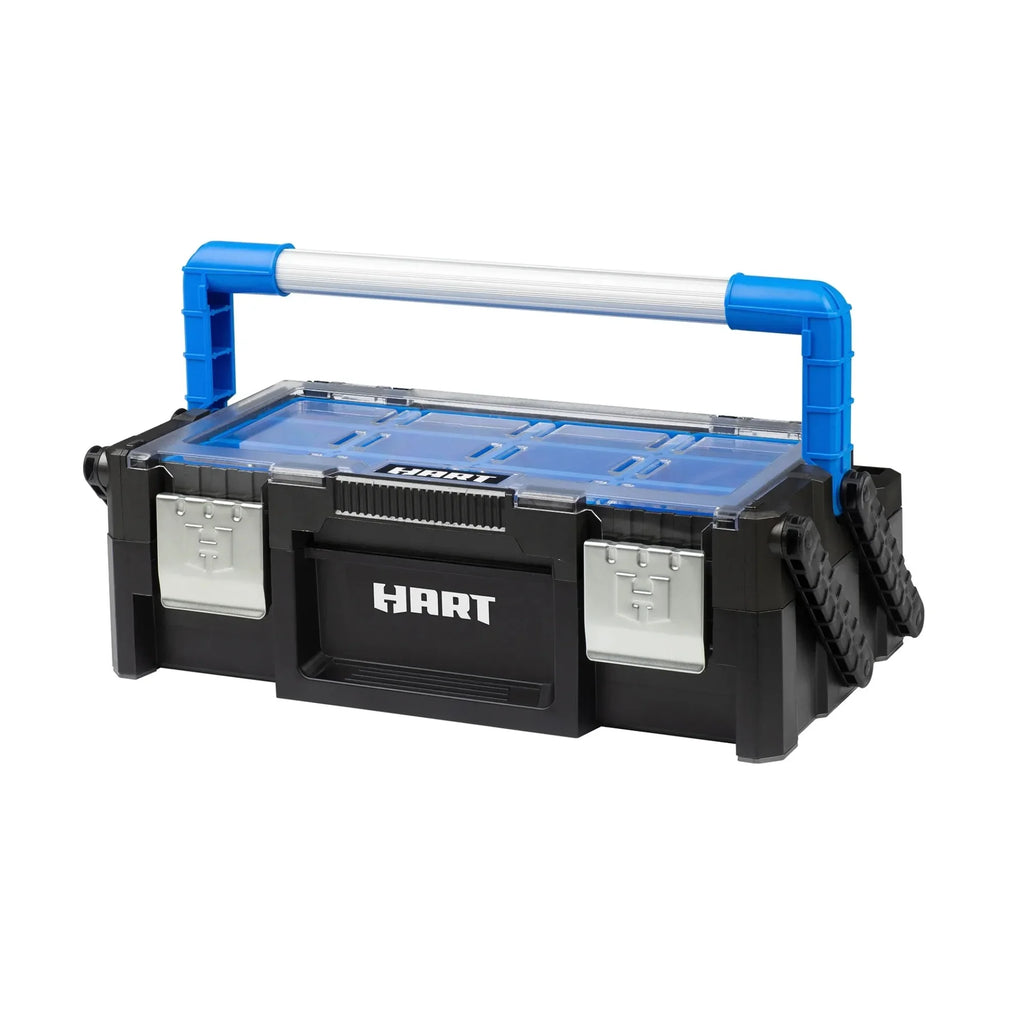 Tool box with sturdy metal lock