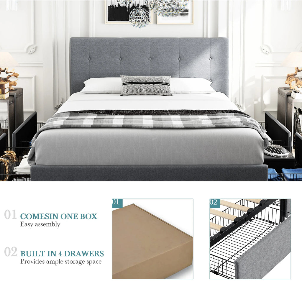 Platform Storage Bed Frame