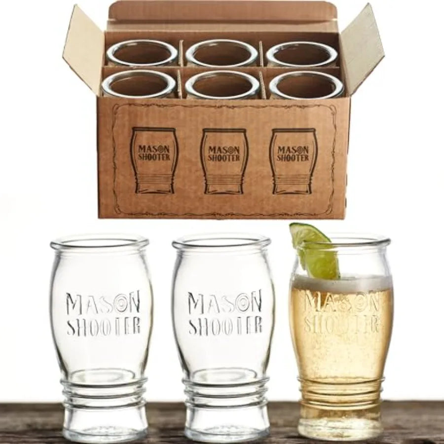 5 oz Mason Jar Pilsner Beer Glasses