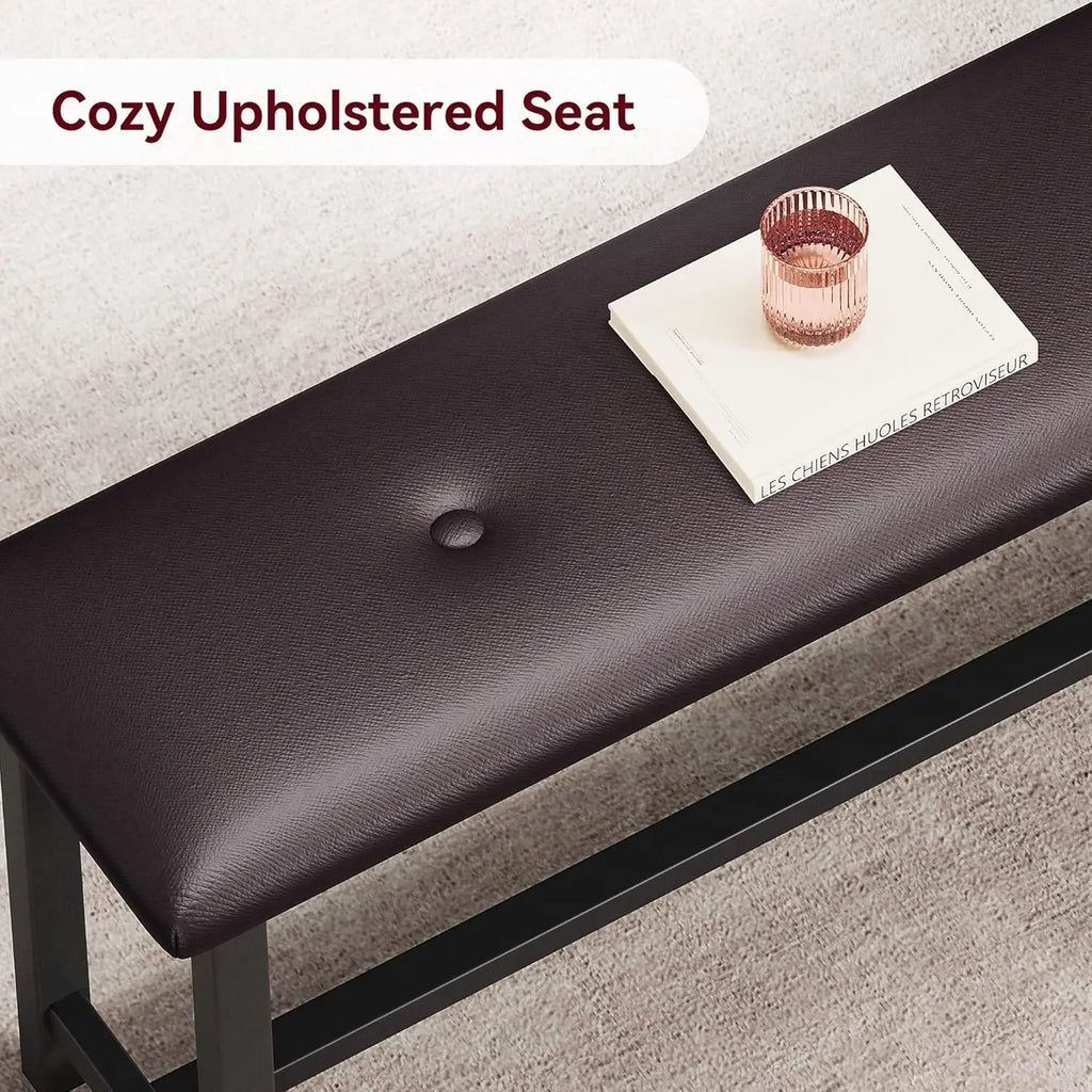 Brown Dining Table Set for 4