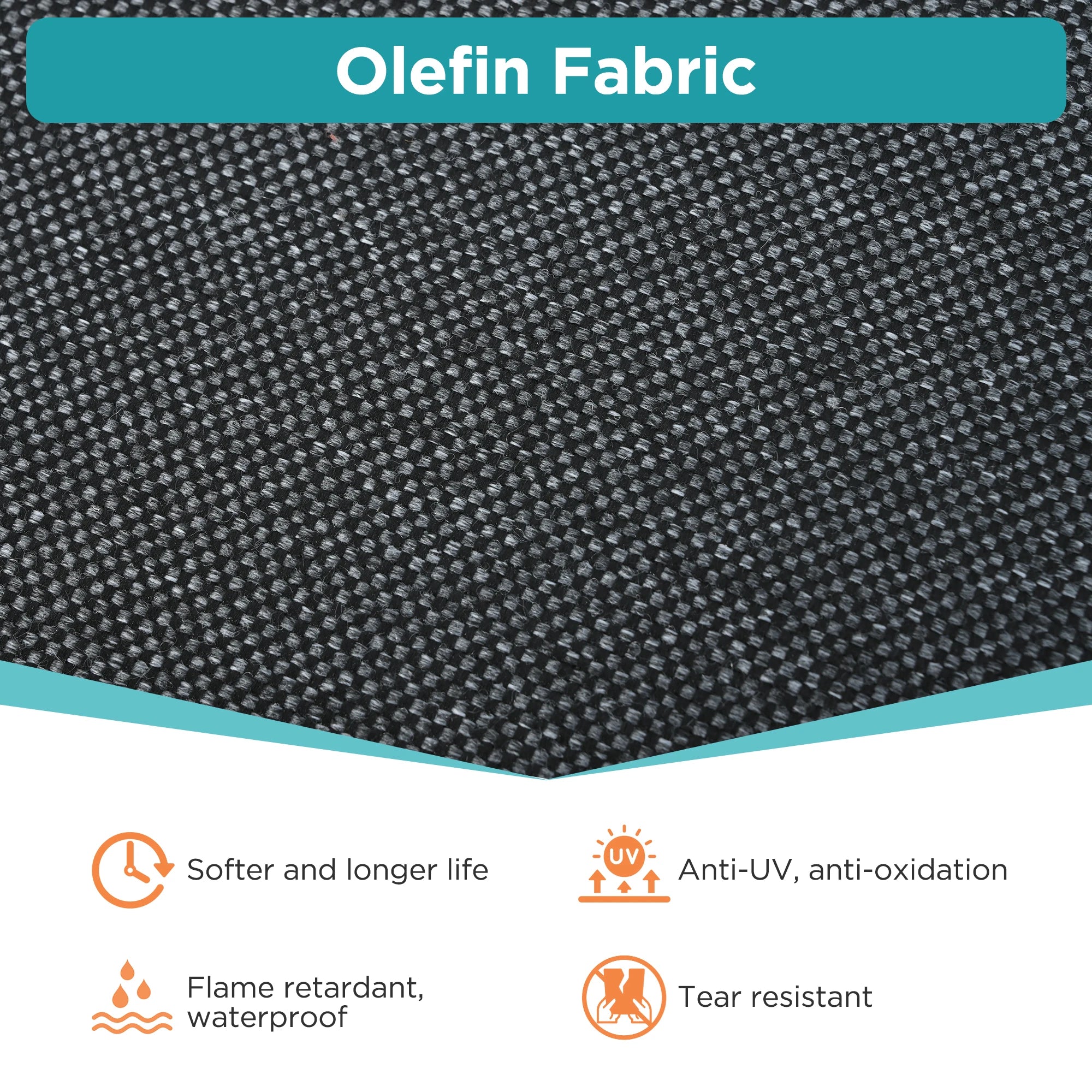 3-pieces Aluminum Frame Patio Furniture