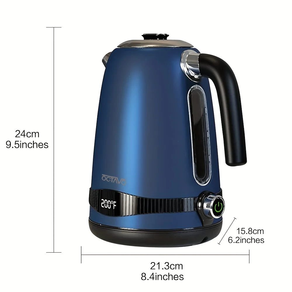1pc 1.8QT Electric Kettle, US Plug, Temperature Control With 7 Heat Settings & LED Display