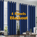 4PCS Blackout Curtains
