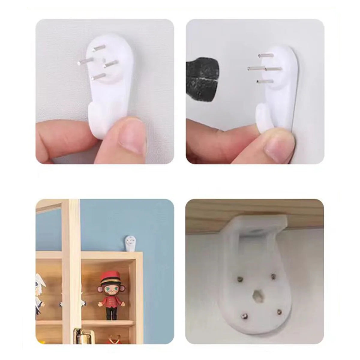 6 Layers Solid Wood Wall Mounted Cabinet