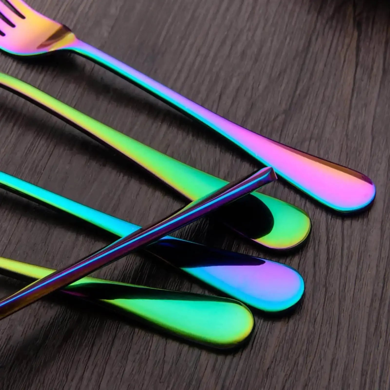 Colorful Silverware Set