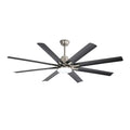 Modern 66-inch Ceiling fan with LED
