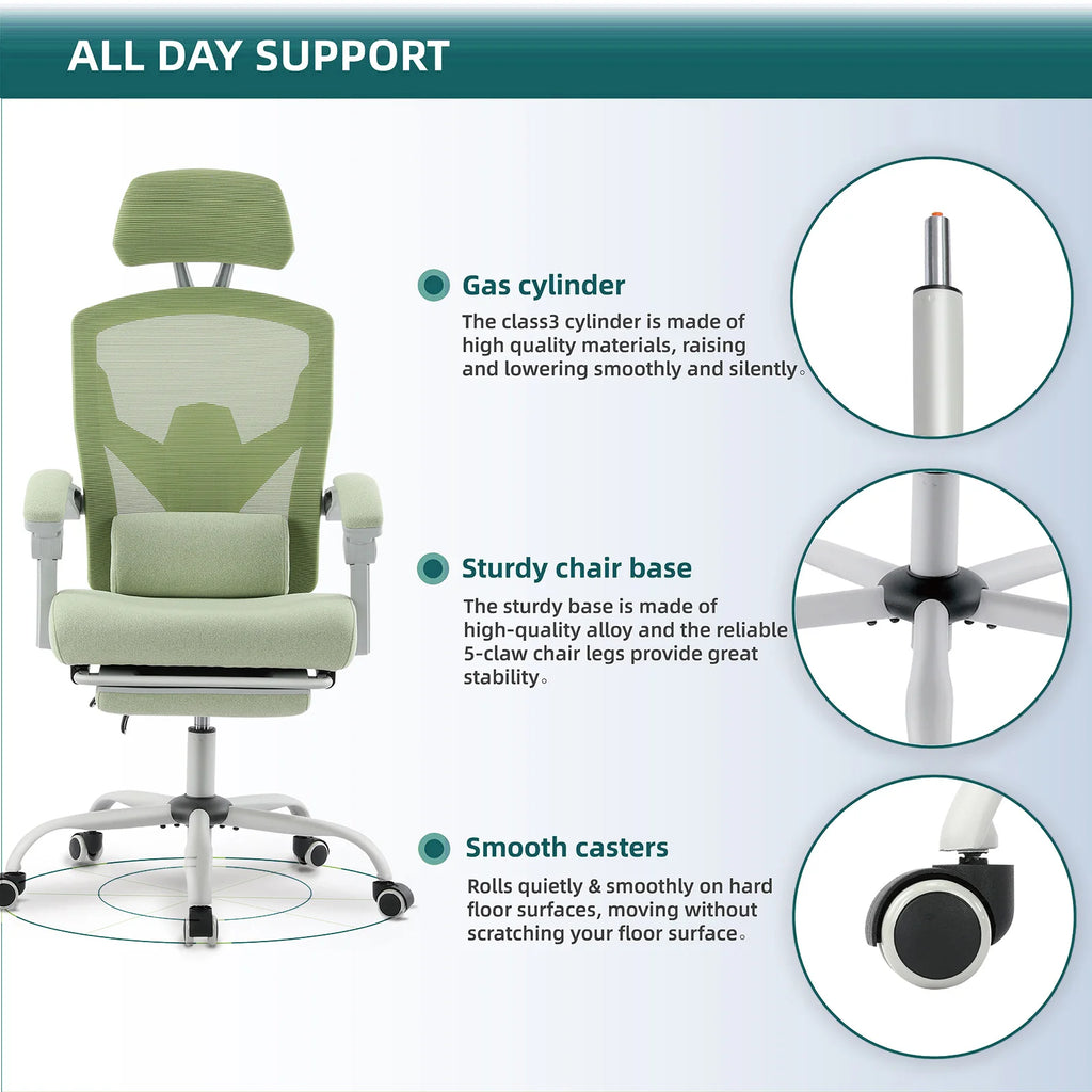Reclining office chair