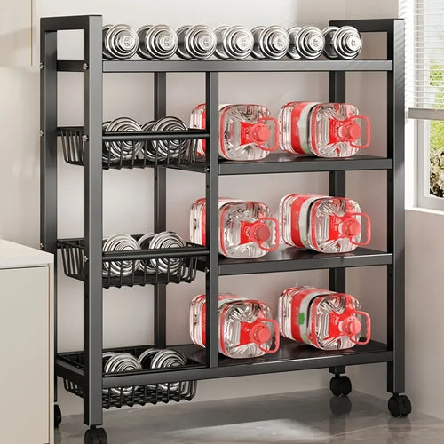 1-Piece Movable Storage Rack