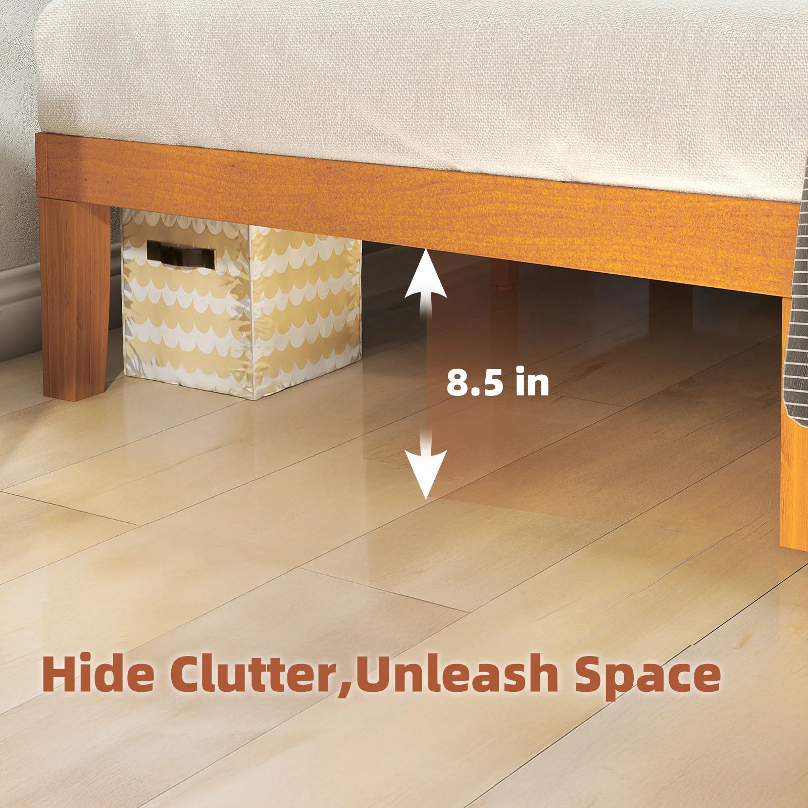 Queen Solid Wood Bed Frame