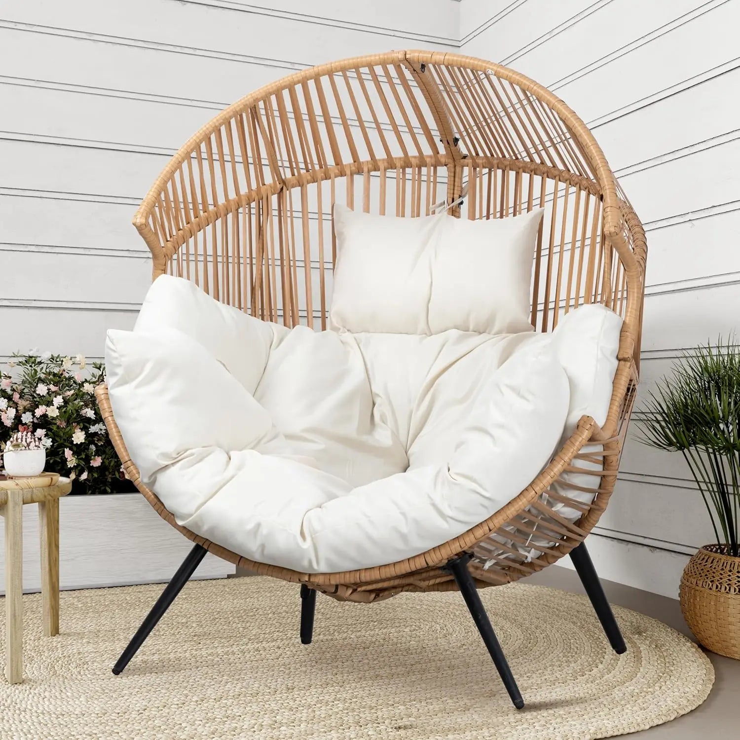 Wicker Egg Chair Outdoor
