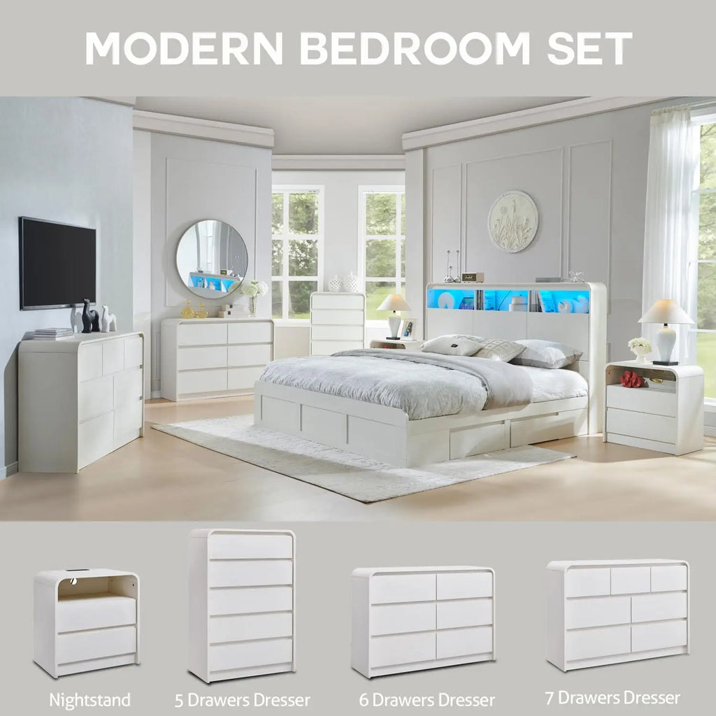 Tall Modern Nightstand